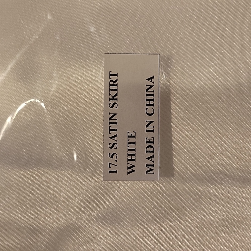 NWT Satin Table Skirt - Picture 3 of 3